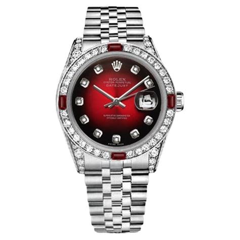 rolex red dial ladies|rolex red bezel.